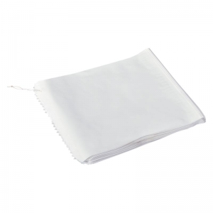 Detpak Paper Bag Glassine Strung Square Flat #2 White 187 x 165mm