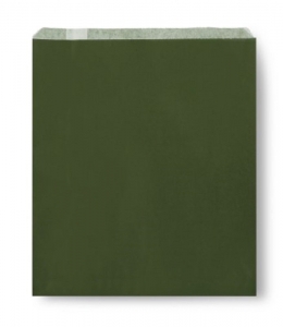 Paperpak Medium Flat Paper Bag Olive 238mm x 200mm