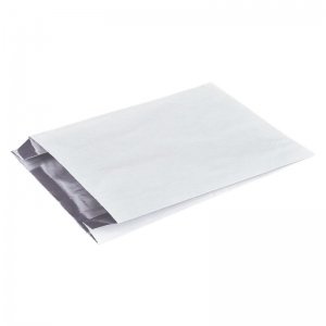 Detpak Bag Foil Lined Mini Plain White 220 x 165 x 56mm