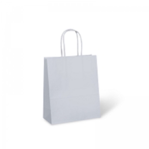 Paperpak Paper Twist Handle Bag Petite #8 White 215 x 180 x 85mm 250 Bags