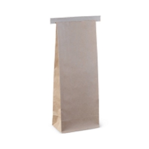 Detpak Retail Tin Tie Bag Brown 250g 265 x 88 x 47mm