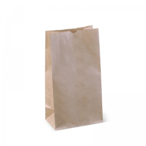 Detpak Paper Takeaway Food Bag #6 Brown 273 x 147 x 92mm