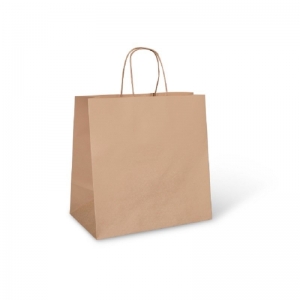 Detpak Paper Twist Handle Bag Large Brown 305 x 305 x 175mm