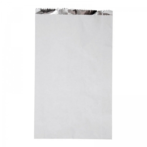 Chicken Bag Foil Lined Extra Large White 307 x 165 x 65mm