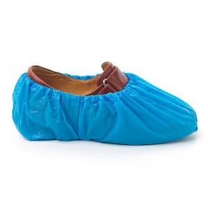Bastion Polypropylene Shoe Cover Non Slip Blue