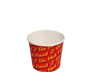 Castaway Hot Chip Cup Printed Hot Food 2 Go 8oz