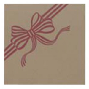 Cake Box Red Bow Print 15.5in