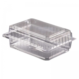 Castaway Clearview Salad Pack PET Hinged Lid Clear Small 165 x 120 x 60mm