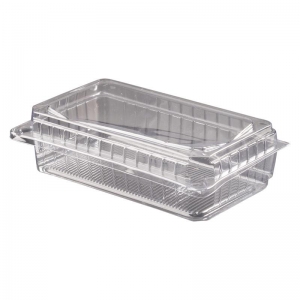 Castaway Clearview Salad Pack PET Hinged Lid Clear Large 190 x 120 x 60mm