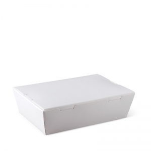 Detpak Lunch Box Large White 195 x 140 x 65mm 1900ml