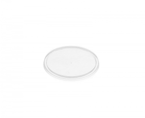 Genfac Plastic Round Lid Clear 120mm (Suits 220ml-850ml Container)