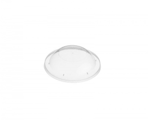 Genfac Plastic Round Dome Lid Clear 120mm (Suits 220ml-850ml Container)