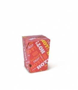 Detpak Chip Carton Small 50s Hot Food Print 71 x 71 x 105mm 500ml