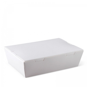 Detpak Lunch Box Medium White 180 x 120 x 50mm 1100ml