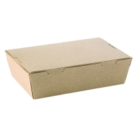 Detpak Lunch Box Small Brown 150 x 100 x 45mm 700ml