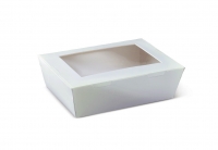 Detpak Window Lunch Box Large White 195 x 140 x 65mm 1900ml