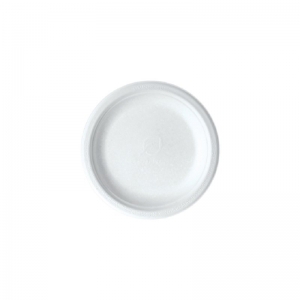 Detpak Eco Sugarcane Plate Round White 7inch