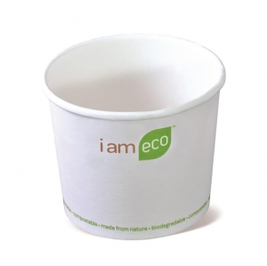 Detpak Eco-Products Paper Bowl 24oz 715ml White 115mm Diameter
