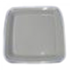 Plastic Platter Square White 16in