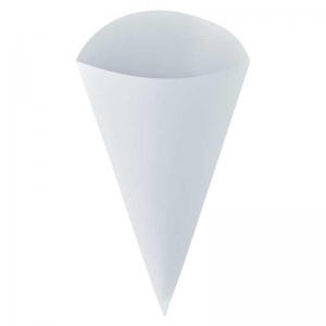 Detpak Food Cone Large White 256 x 190mm