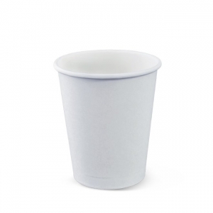 Detpak Single Wall Hot Cup White 8oz/240ml To Fit Lid 80mm