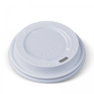 Detpak Combo Cup Lid White 86mm To Fit All Combo Cups