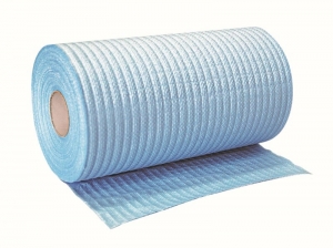 Queensland Tissue Industrial Wiper Roll Blue 240 x 70mm
