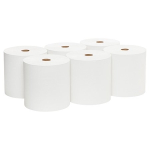 Scott Hard Towel Roll 1ply White 6 Rolls 305m