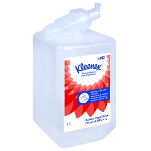 Kleenex Alcohol Foam Hand Sanitiser 6 Pods 1000ml (Fits 6341, 69480 Dispenser)