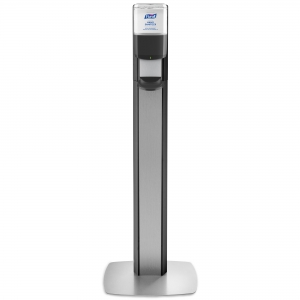 Purell ES8 Floor Stand Graphite with Dispenser