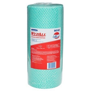 Wypall Colour Coded Wipers Green 6 Rolls 106 Wipes 34cm x 45m