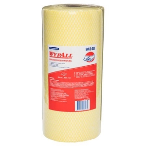 Wypall Colour Coded Wipers Yellow 6 Rolls 106 Wipes 34cm x 45m