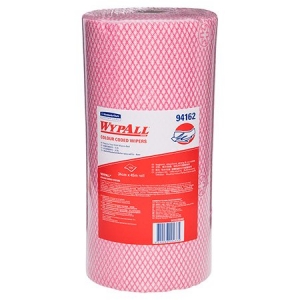 Wypall Colour Coded Wipers Red 6 Rolls 106 Wipes 34cm x 45m