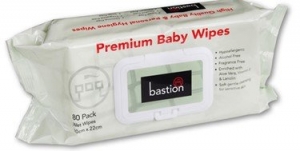 Bastion Premium Baby Wipes 80 Wipes 20 x 22cm