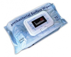 Bastion Antibac Surface Wipes 20x14cm Pack of 80wipes 24pk in Ctn
