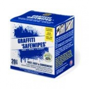 Graffiti Wipes 12" x 8" 6 Boxes of 20 Wipes