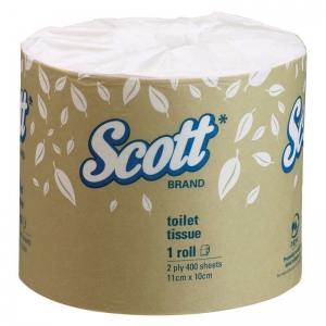 Scott Toilet Tissue Individual Wrap 2Ply 48 Rolls 400 Sheets