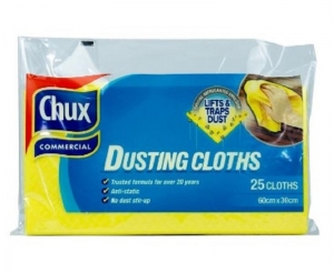 Chux Impregnated Mineral Oil Dusting Cloth 25 Wipes