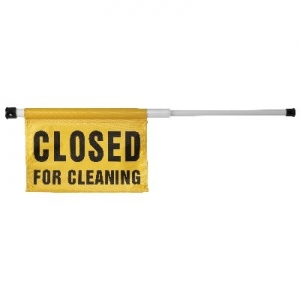 DOOR CAUTION SIGN SPRING LOADED - Click for more info