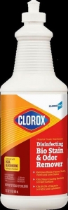 Clorox Disinfecting Bio Stain and Odour Remover Pull Top 946ml