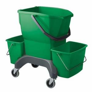 EZY ERGO BUCKET TWIN GREEN 25L - Click for more info