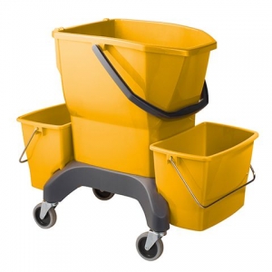 EZY ERGO BUCKET TWIN YELLOW 25L - Click for more info