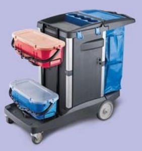 JANITORS CART PLATINUM BOOSTED - Click for more info