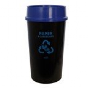 Sabco Recycling Station Kit Blue Paper & Cardboard 60L