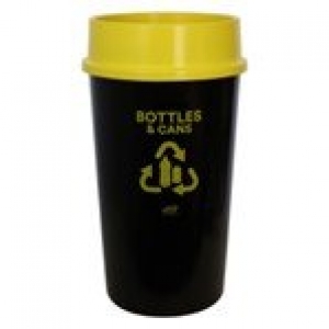 Sabco Recycling Station Kit Yellow Bottles & Cans 60L