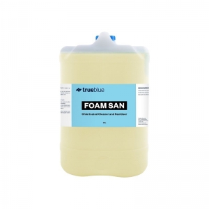 True Blue Foam San Chlorinated Cleaner And Sanitiser 25L