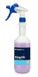 PRINTED BOTTLE KING HIT TRUE BLUE - Click for more info