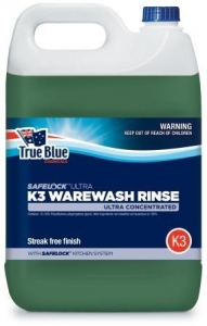 True Blue Safelock K3 Warewash Rinse Aid 5L