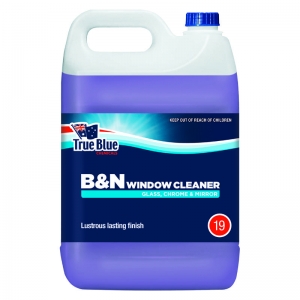 GLASS CLEANER TRUE BLUE 5LTR B&N WINDOW CLEANER - Click for more info