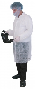 Pro-Val Lab Coat PP No Pocket White